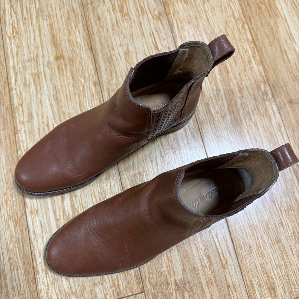 Madewell Brown Ankle Boots